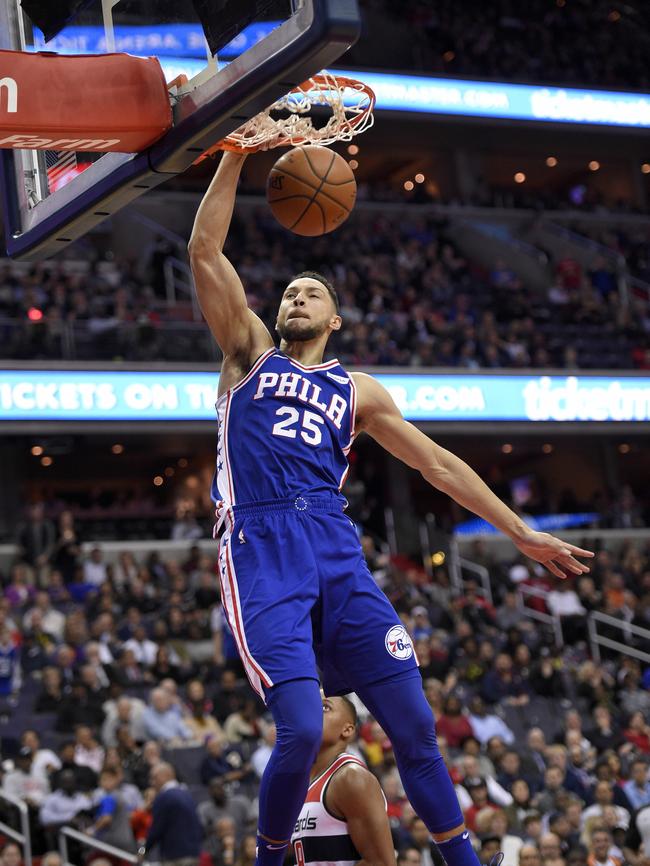 Great performance: Ben Simmons. Picture: AP Photo