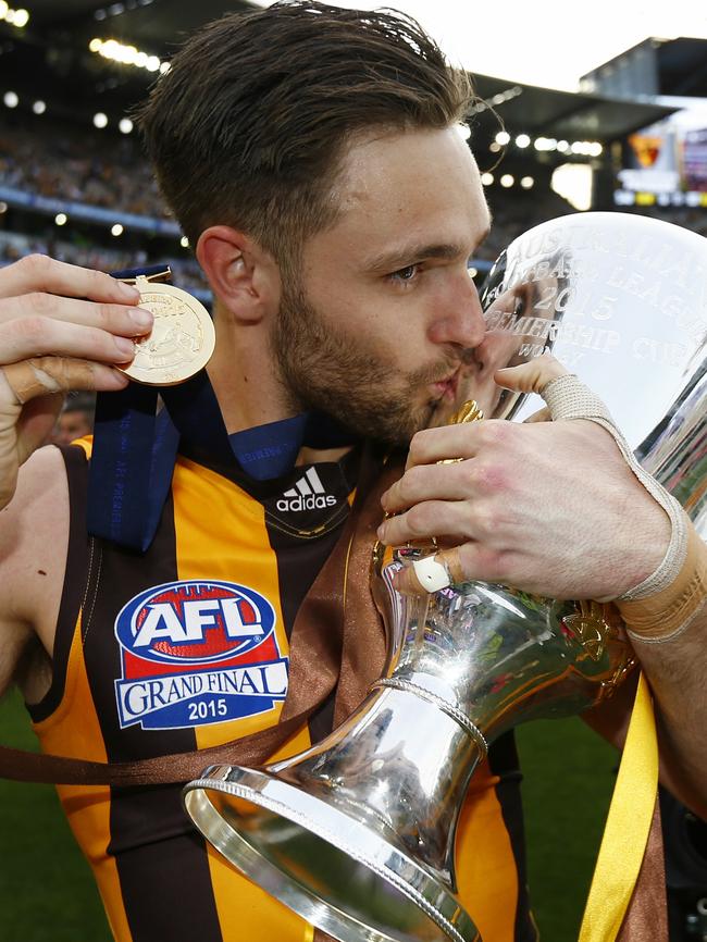 And achieved the ultimate glory at Hawthorn. Picture: Michael Klein