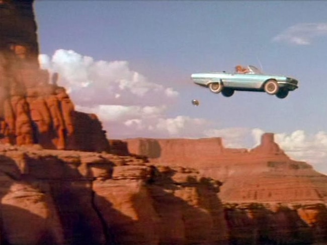 The final scene from Thelma and Louise