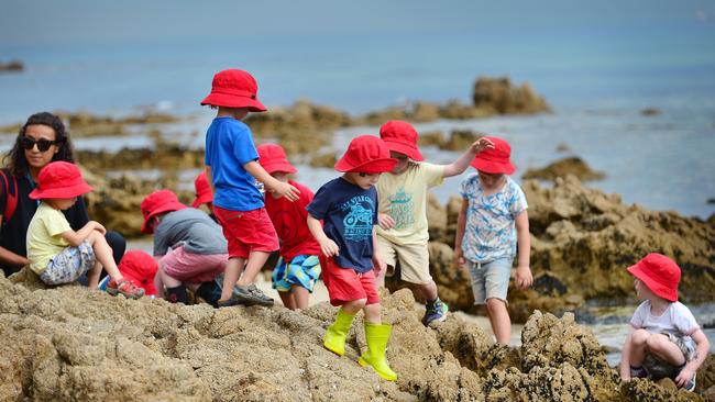 The group has lessons at the beach every Monday. Picture: Nicki Connolly