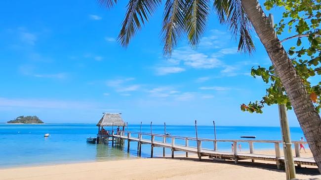 The island can be reached from the mainland by a 45 minute speedboat. Picture: @maloloislandresort