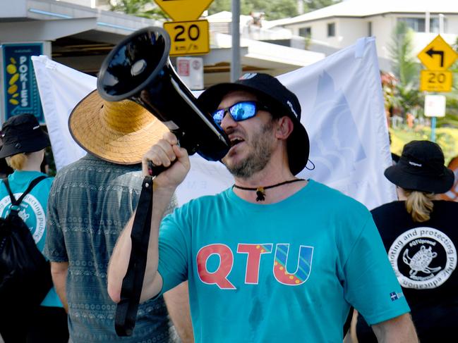 Townsville Labor Day March at Strand Park. Picture: Evan Morgan