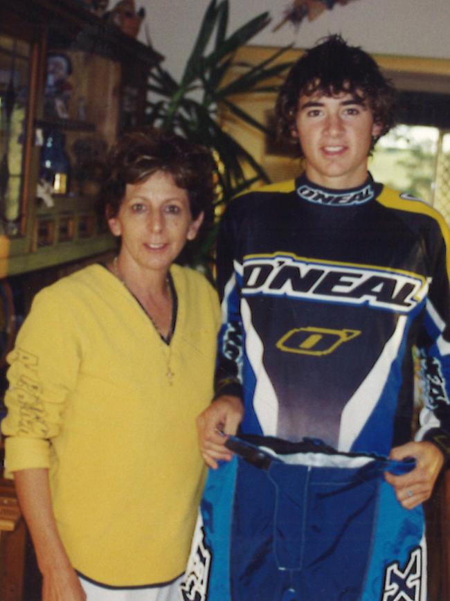 Nathan and his mother Joan Garriock.