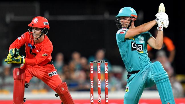 Chris Lynn (right) has one of the biggest ceilings in KFC SuperCoach BBL.