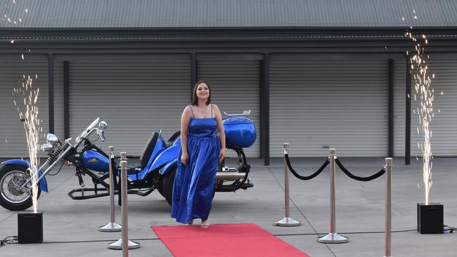 Alycia Cowan at the 2021 Bundamba State Secondary College year 12 formal, Ipswich Turf Club 17th of November 2021. Picture: Jessica Baker
