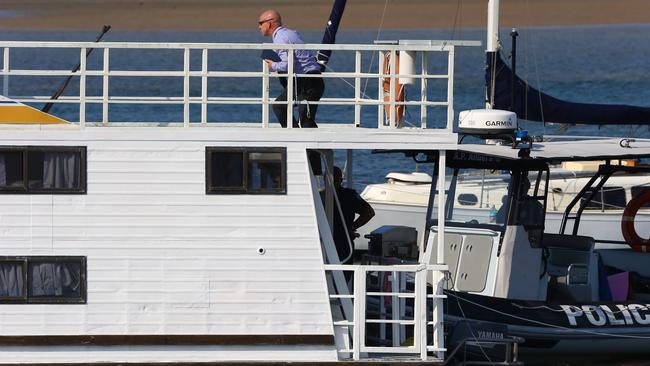 The Cairns locals were intercepted by Maritime Safety Queensland marine officers off the Gold Coast about 10am on Friday. Picture: DAVID CLARK.