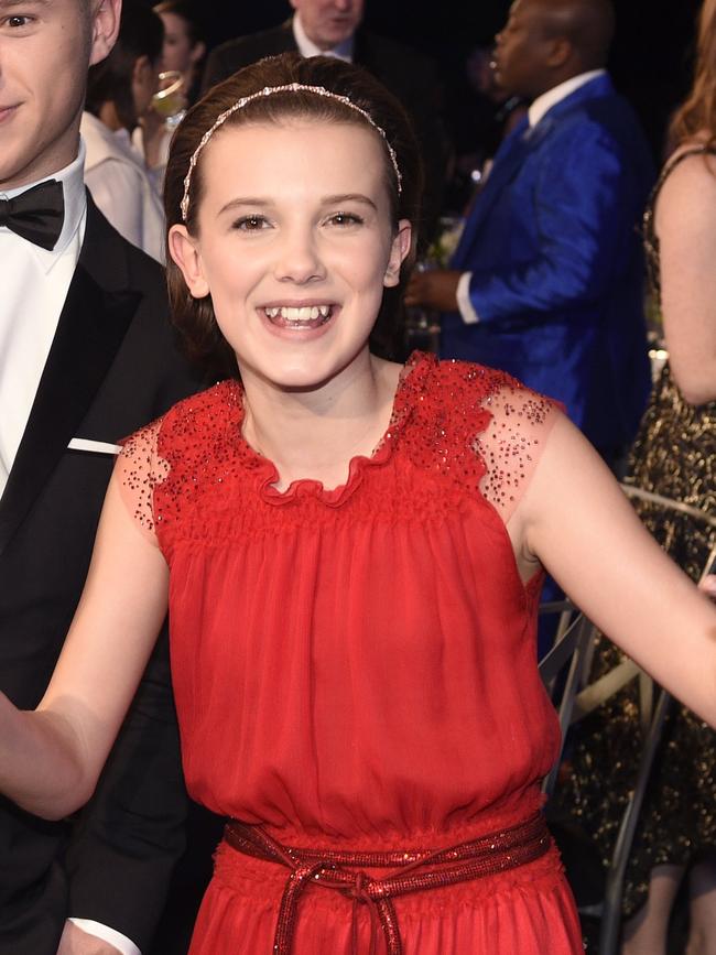 A few short years ago – as a child star at the 2017 SAG Awards.