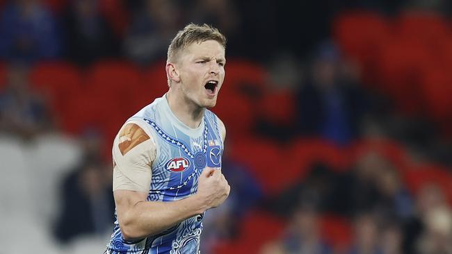 North Melbourne skipper Jack Ziebell will play his 250th senior game this weekend against St Kilda. Getty Images