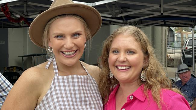 Darcy Maguire and Michaela Kent at the Gympie races on Saturday November 25, 2023.