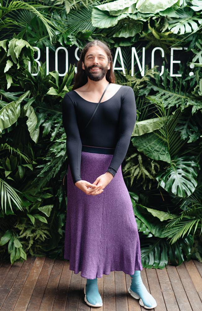 American television personality Jonathan Van Ness turned to products with minimal ingredients and found a ‘clean’ brand called Biossance. Picture: Supplied