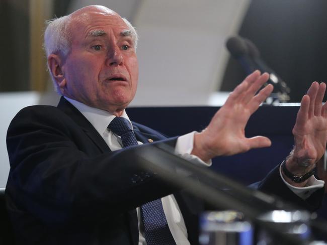 (Senator Dastyari) “has gone a million’ ... Former PM John Howard. Picture: Ray Strange.