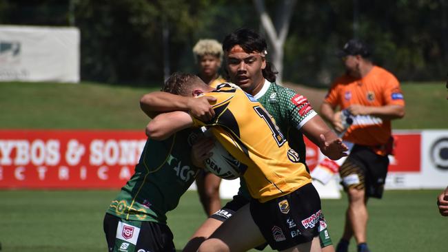 Cyril Connell Challenge game between the Ipswich Jets and Sunshine Coast Falcons. Saturday March 18, 2023. Picture, Nick Tucker.