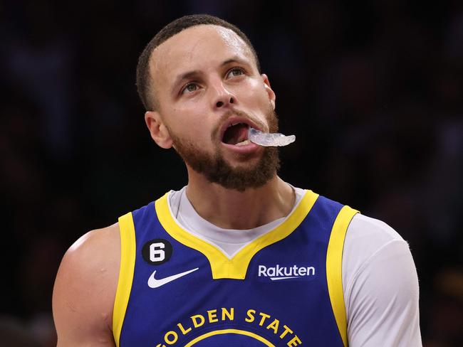 Steph Curry and his Warriors face a big task to overcome a 3-1 series hole against the LA Lakers. Picture: Getty