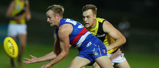 Will Hayes won Footscray’s best and fairest this year.