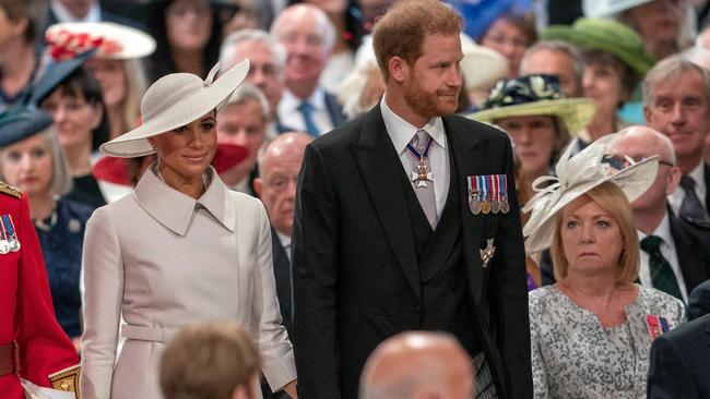 Would it be crass for the Sussexes to lay into the royal family now? Picture: Arthur Edwards/AFP