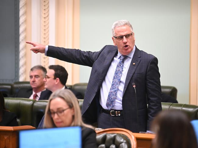 Dale Last Queensland Parliament sitting and Question time. Picture: NewsWire / John Gass