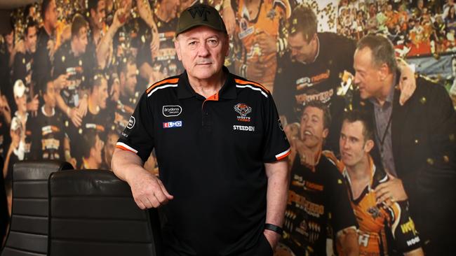 Tim Sheens could be named new Tigers coach soon. Picture: Richard Dobson