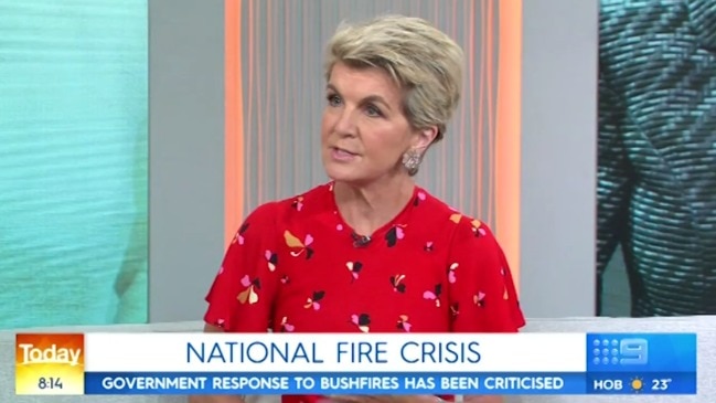 Bishop: Australia needing to show leadership on climate change (Today Show)