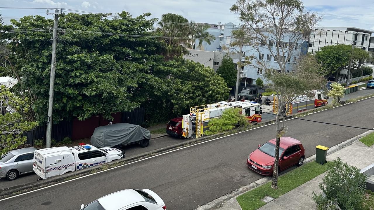 Queensland Fire Department crews rushed to a garage fire at Coolum Beach on Sunday.