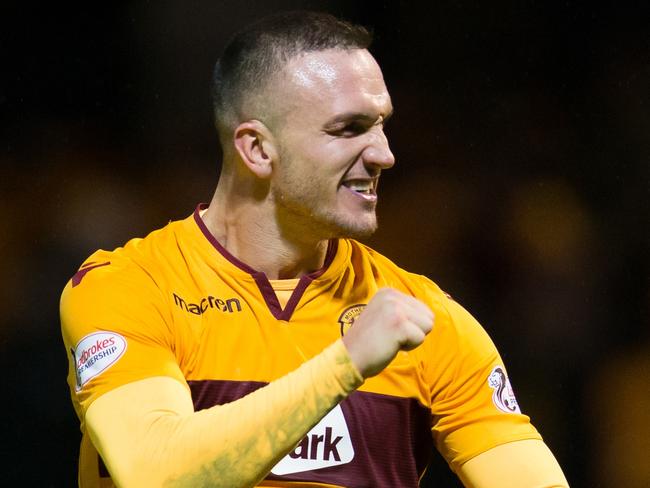 Aldred was at Motherwell in Scotland before making the move to Brisbane. Picture: Getty Images