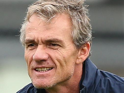 MELBOURNE, AUSTRALIA - APRIL 22: Blues assistant coach Dean Laidley looks on during a Carlton Blues AFL media session at Ikon Park on April 22, 2015 in Melbourne, Australia.  (Photo by Robert Cianflone/Getty Images)