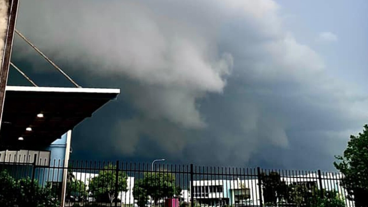 Severe storms over Acacia Ridge. Picture: Troy Evans