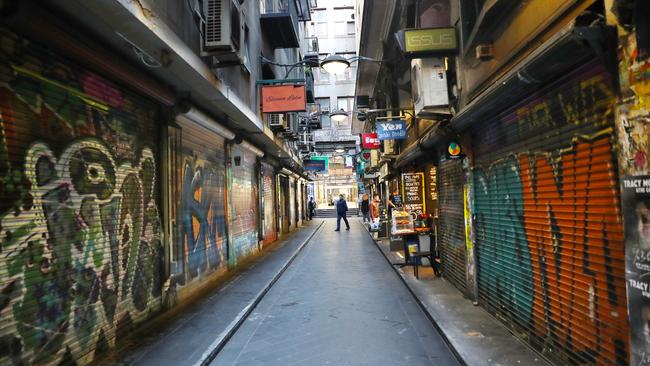 Melbourne’s inner-city suburbs have been city the hardest. Picture: David Caird