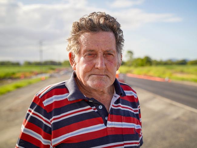 Kuttabul retiree Glen McKay is furious about the condition of the Bruce Highway. Picture: Heidi Petith