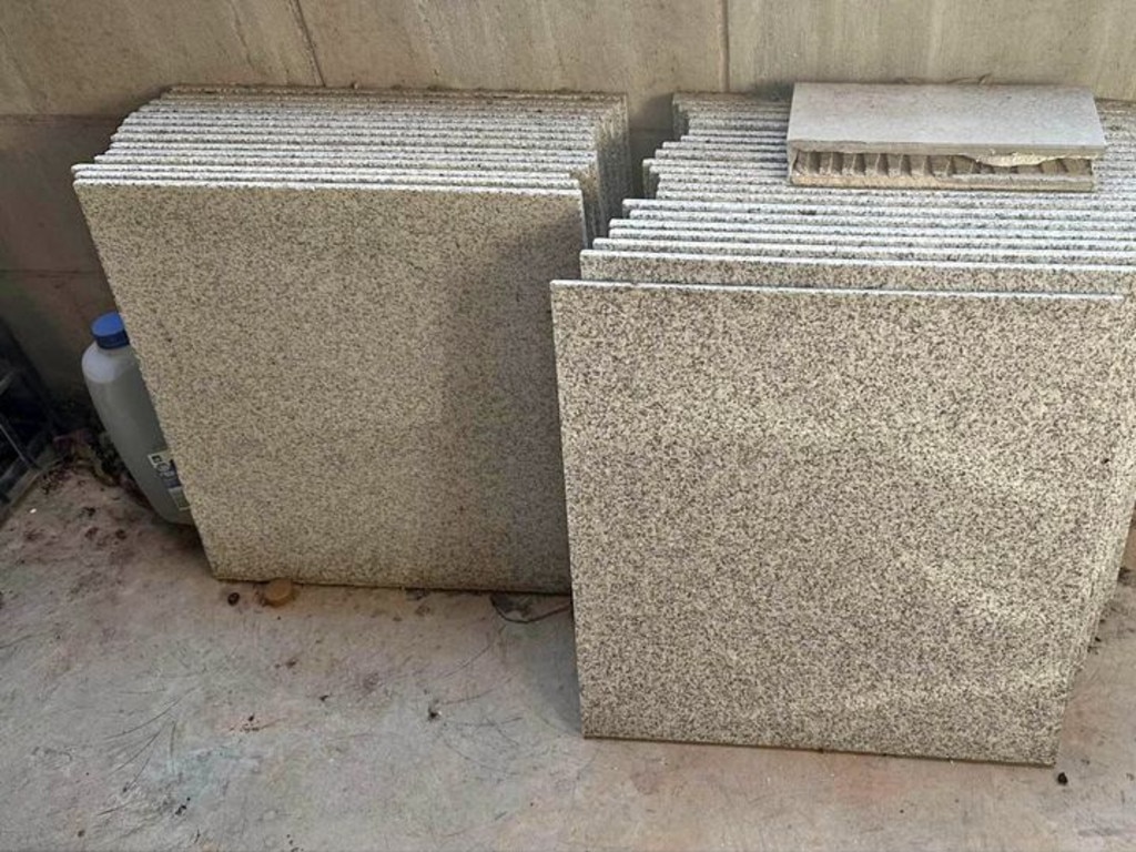 Excess granite tiles from building site available for sale