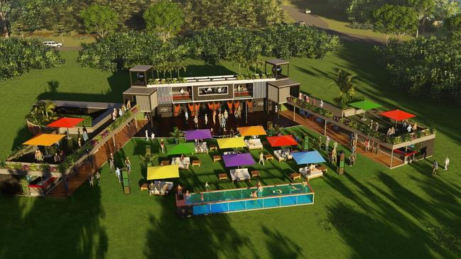 Concept plans for Throb on Point Coastal Sunset Lounge, which is proposed to be at Dundley Point. Picture: Supplied