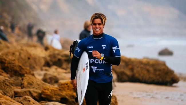 After a rollercoaster couple of years, Morgan Cibilic is primed for a big Challenger Series. (Photo by Ed Sloane/World Surf League)