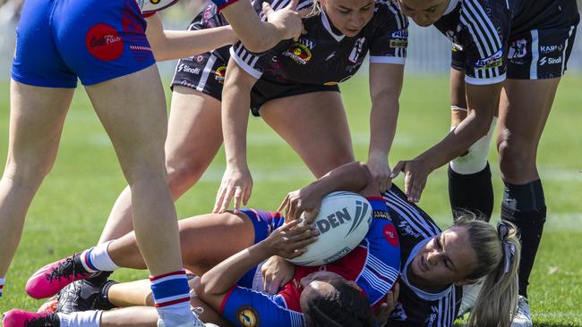 Women's Koori Knockout grand final, Redfern All Blacks vs Newcastle Yowies. Picture: Andrea Francolini