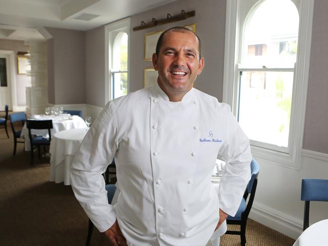 Chef Guillaume Brahimi at his restaurant in Paddington, Sydney - he is part of Crown/Greenland's bid to build a new casino in Brisbane.