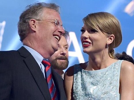 Scott Swift with his daughter Taylor Swift in Texas. Picture: Larry Busacca/Getty