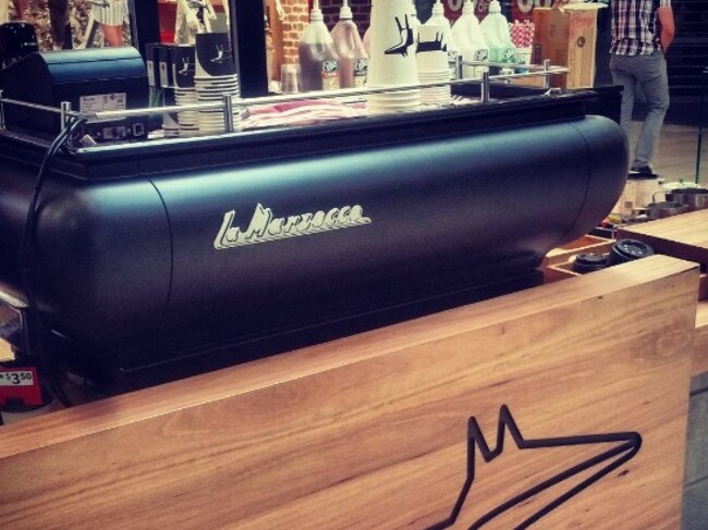 The boys use a La Marzocco machine at Street Fox. Picture: Instagram.