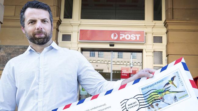 Wilderness Society Tasmania campaign manager Tom Allen will deliver a HUGE letter, representing over 2300 people who signed a letter to AustraliaÃ&#149;s Environment Minister, Sussan Ley, opposing the privatisation of Lake Malbena found inside Walls of Jerusalem National Park. Picture Chris Kidd