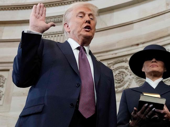 Donald Trump was sworn in as the 47th President of the United States this week. Picture: AFP