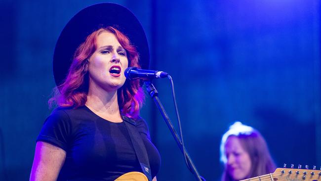 White Night Melbourne 2016. Ruby Boots plays the Live On Lonsdale stage.