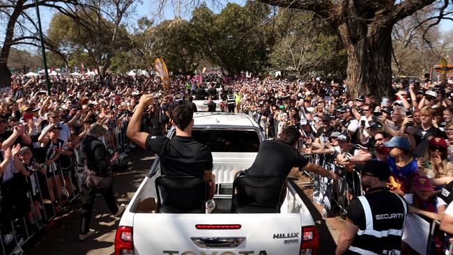 The brothers were very popular with the crowd. Picture: Robert Cianflone/Getty Images