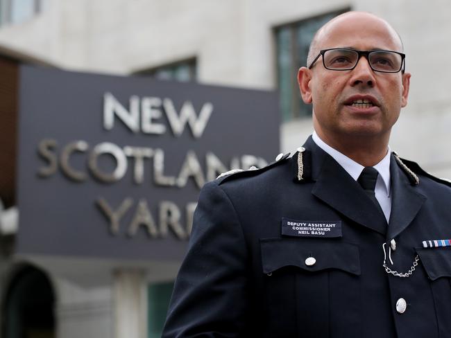 Deputy Assistant Commissioner Neil Basu gives the latest update on the poisoning of Sergei Skripal. Picture: Christopher Furlong/Getty Images