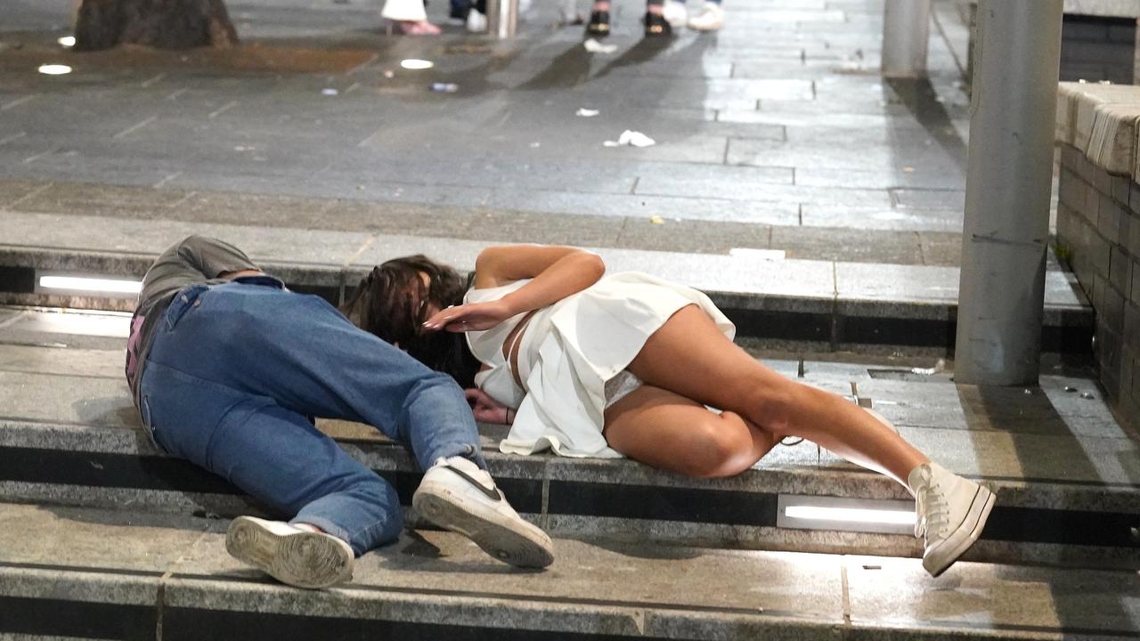 When any old place will do for a nap. Picture: Terry Blackburn/Backgrid