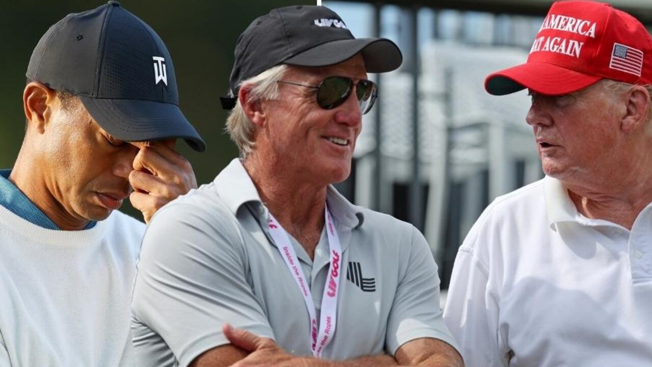 Tiger Woods and Saudi-backed LIV golf head Greg Norman have never been particularly close.