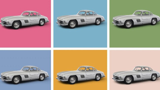 Andy Warhol's Gullwing series.