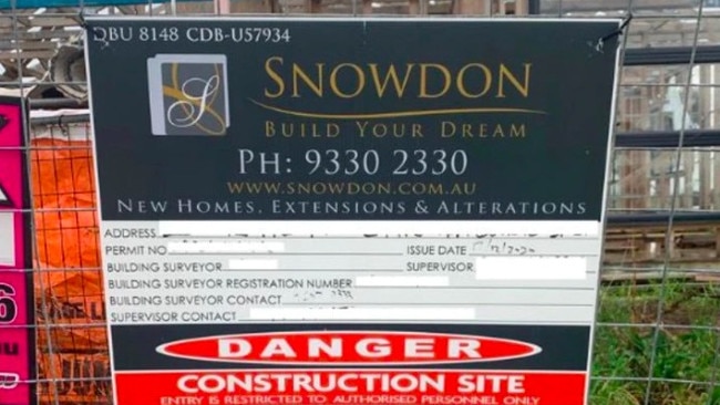 Snowdon Developments had a hearing in the Supreme Court on July 13 where they were wound up.