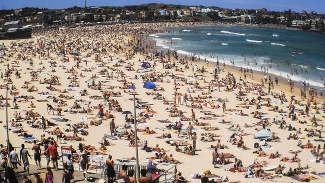 You think Bondi is busy? Just wait until the four-hour jet from Britain. Picture: iStock