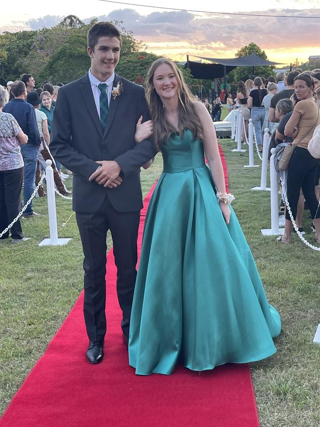 Aldridge State High School students celebrate their formal.