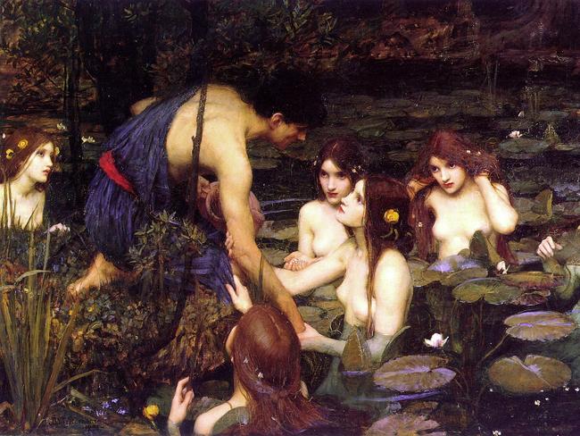 J.W. Waterhouse, Hylas and the nymphs, 1896, Manchester Art Gallery