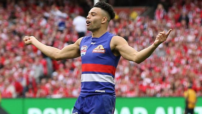 Jason Johannisen won the Norm Smith Medal. Picture: Wayne Ludbey