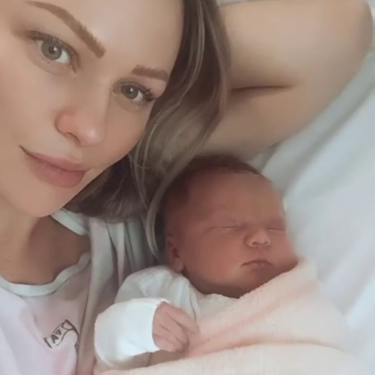 Julie Neale announces the birth of her daughter Piper Rose Neale. Picture: Instagram/ @jules_neale