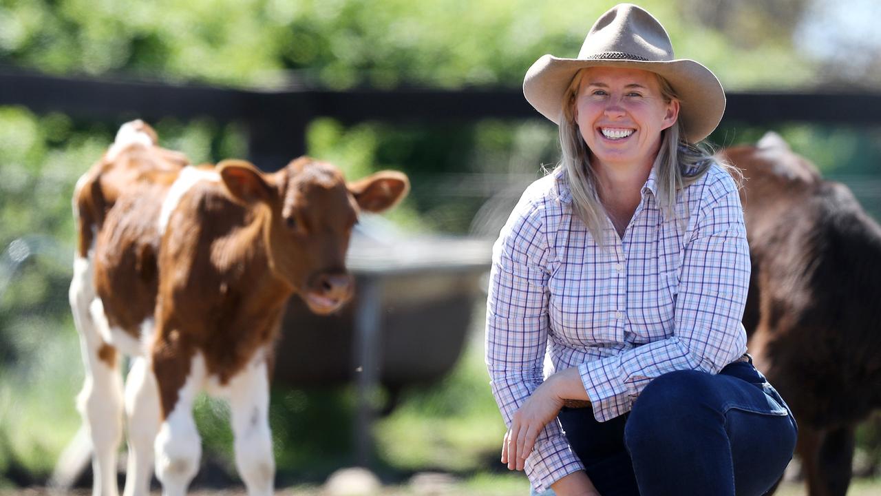 Kirsty O'Connell pictured at her Aberdeen farm. Picture: Sue Graham